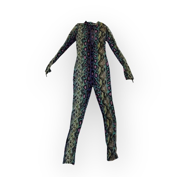 sassy slither snake jumpsuit bodysuit - Picture 3 of 6